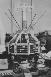 Image of the FR 1 spacecraft.