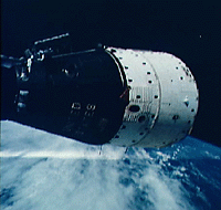Image of the Gemini  9A spacecraft.