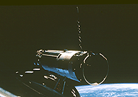 Image of the Gemini 10 Target spacecraft.