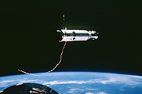 Image of the Gemini 11 Target spacecraft.