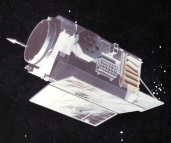 Image of the HEAO 1 spacecraft.