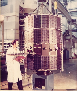 Image of the IMP-I spacecraft.