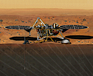 Image of the InSight spacecraft.