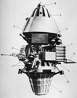 Image of the Luna 11 spacecraft.