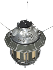 Image of the Luna  3 spacecraft.