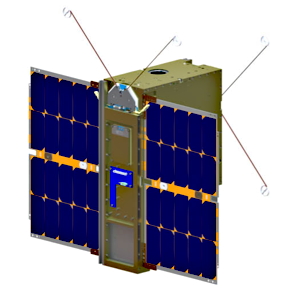 Image of the Lunar InfraRed Imaging (LunIR) spacecraft.