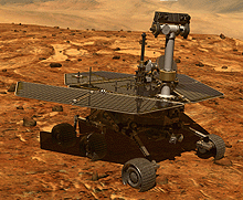 Image of the Opportunity spacecraft.