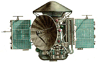 Image of the Mars 2 spacecraft.