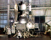 Image of the Mars 1969B spacecraft.