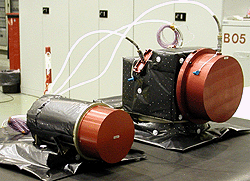 Example image of the Analyzer of Space Plasmas and Energetic Atoms (ASPERA) instrumentation.