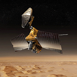 Image of the Mars Reconnaissance Orbiter spacecraft.