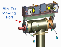 Example image of the Miniature Thermal Emission Spectrometer (Mini-TES) instrumentation.