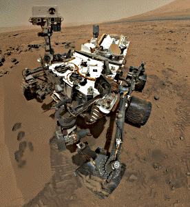 Image of the Mars Science Laboratory (MSL) spacecraft.