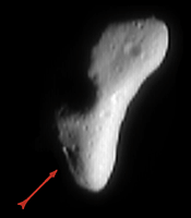 [NEAR encounter images of asteroid Eros]