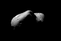 [NEAR orbital image of asteroid Eros]