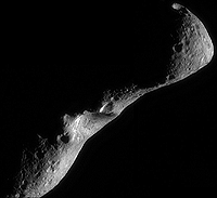 [NEAR stereo image of asteroid Eros]