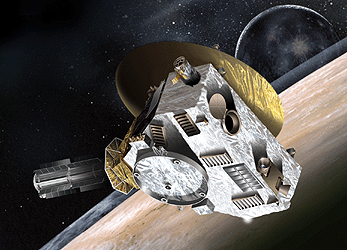 Image of the New Horizons Pluto Kuiper Belt Flyby spacecraft.