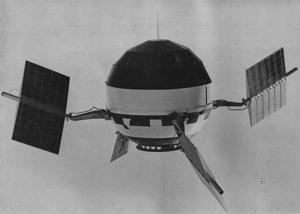 Image of the Pioneer  5 spacecraft.