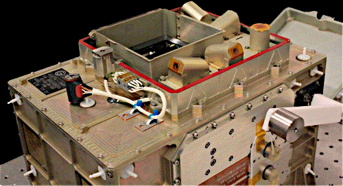 Example image of the Grain Impact Analyser and Dust Accumulator (GIADA) instrumentation.