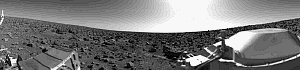 Example image of the Viking 2 Lander raw image EDRs on CD-ROM (PDS) data collection.