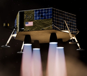 Image of the TO 19C - Masten Mission 1 spacecraft.