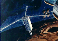 Image of the Apollo 15 Subsatellite spacecraft.