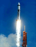 Image of the Apollo AS-203 spacecraft.