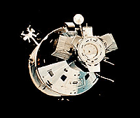 Image of the ASTP-Soyuz spacecraft.