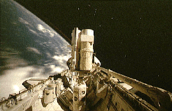 Image of the Astro 2 spacecraft.