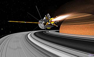 Artist's concept of Cassini near Saturn's rings, NASA illustration Source: NSSDCA Master Catalog cassini_over_rings.jpg