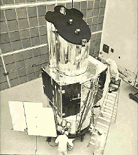 Copernicus (OAO 3) spacecraft during assembly.
