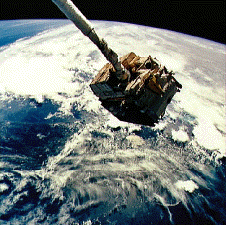 Image of the EURECA 1 spacecraft.