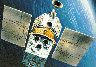 Image of the EUVE spacecraft.