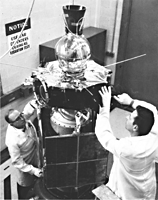 Image of the Explorer 35 spacecraft.