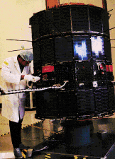 Image of the IMP-J spacecraft.