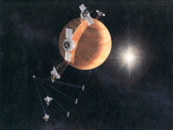 Image of the Magellan spacecraft.