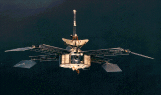 Image of the Mariner  3 spacecraft.
