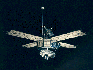 Image of the Mariner  7 spacecraft.