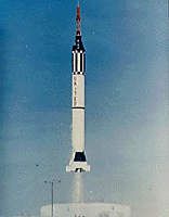 Image of the Mercury Redstone 1A spacecraft.