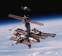 Image of the Mir spacecraft.