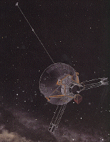 Image of the Pioneer 10 spacecraft.