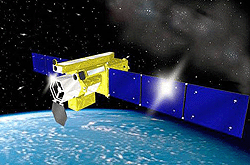 Image of the Hinode spacecraft.