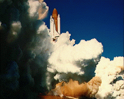 Image of the Challenger spacecraft.