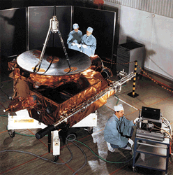 Image of the Ulysses spacecraft.