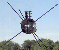 Image of the Vanguard 1 spacecraft.