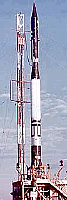 Vanguard 1 on the launch pad.