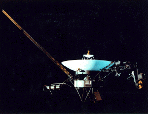 Image of the Voyager 1 spacecraft.